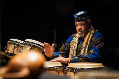 Dans le jardin de Famoudou Don Moye, rythmicien universel