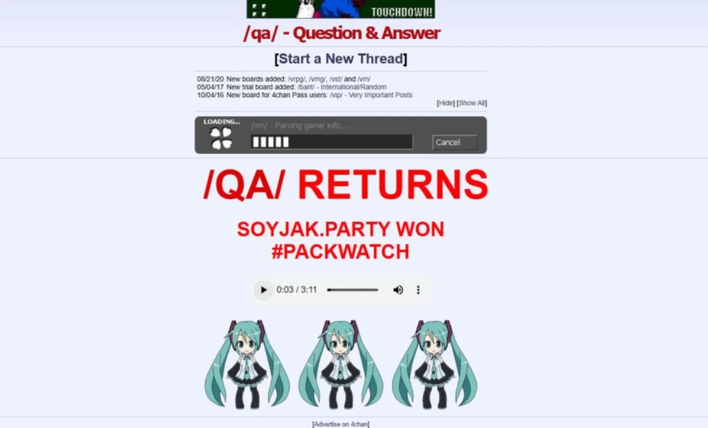 Le hack de la puissante poubelle du net, le forum « 4chan »