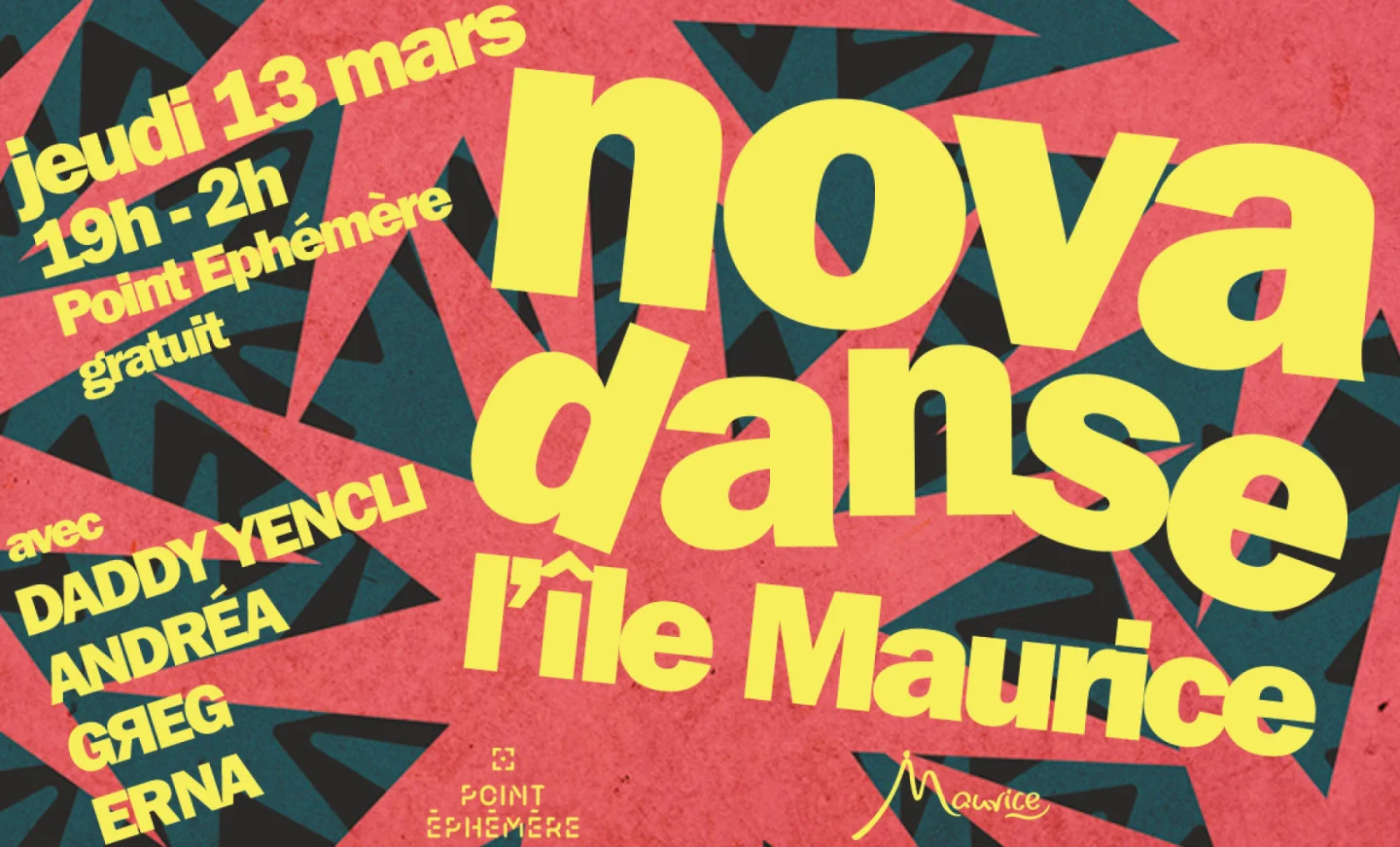 Nova Danse au Point Éphémère : une édition spéciale île Maurice le 13 mars